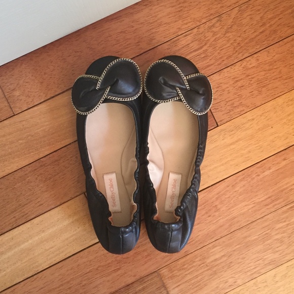 SEE BY CHLOE ZIPPER PUNK BOW BALLET FLATS - Picture 5 of 7